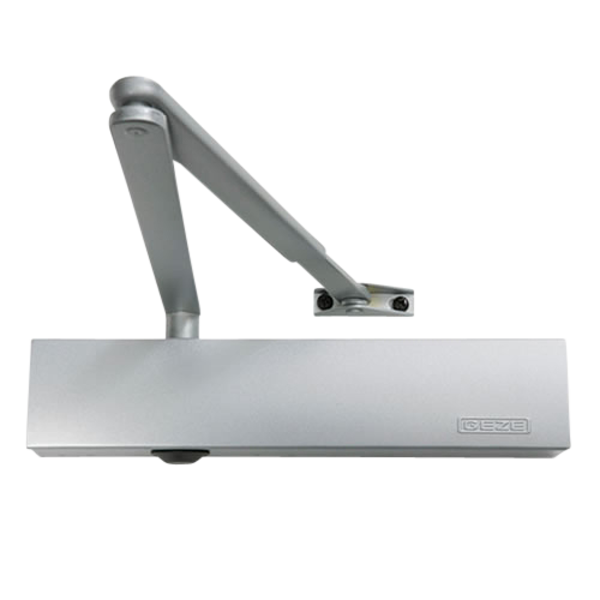 GEZE TS4000S Size 1-6 Overhead Door Closer - Silver