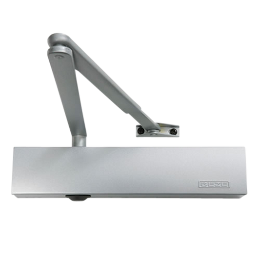 GEZE TS4000S Size 1-6 Overhead Door Closer - Silver