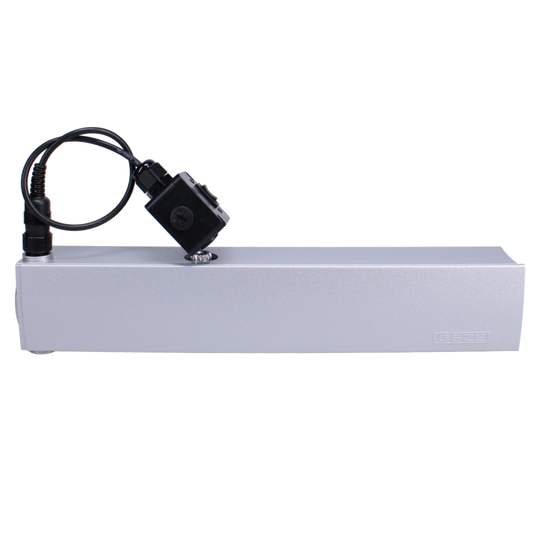 GEZE TS4000E Size 1-6 Overhead Door Closer Body with Electro-hydraulic Hold Open - Body Only