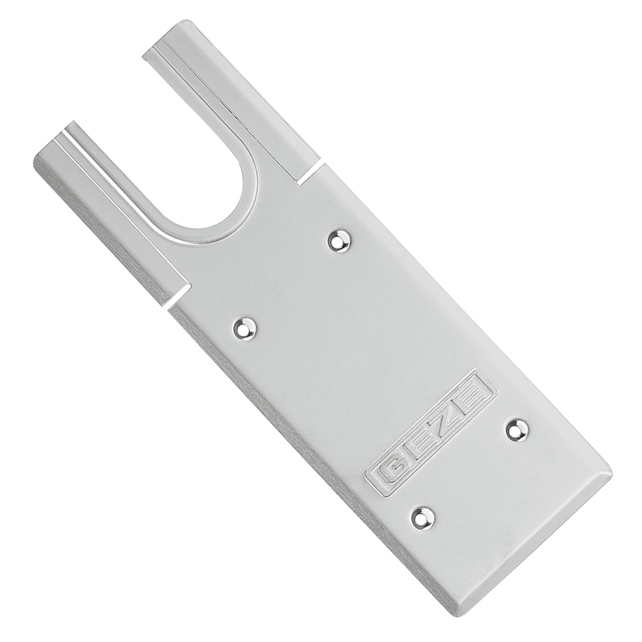 GEZE TS550 Cover Plate for Floor Spring - Stainless Steel