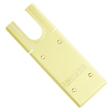 GEZE TS550 Cover Plate for Floor Spring - Polished Brass