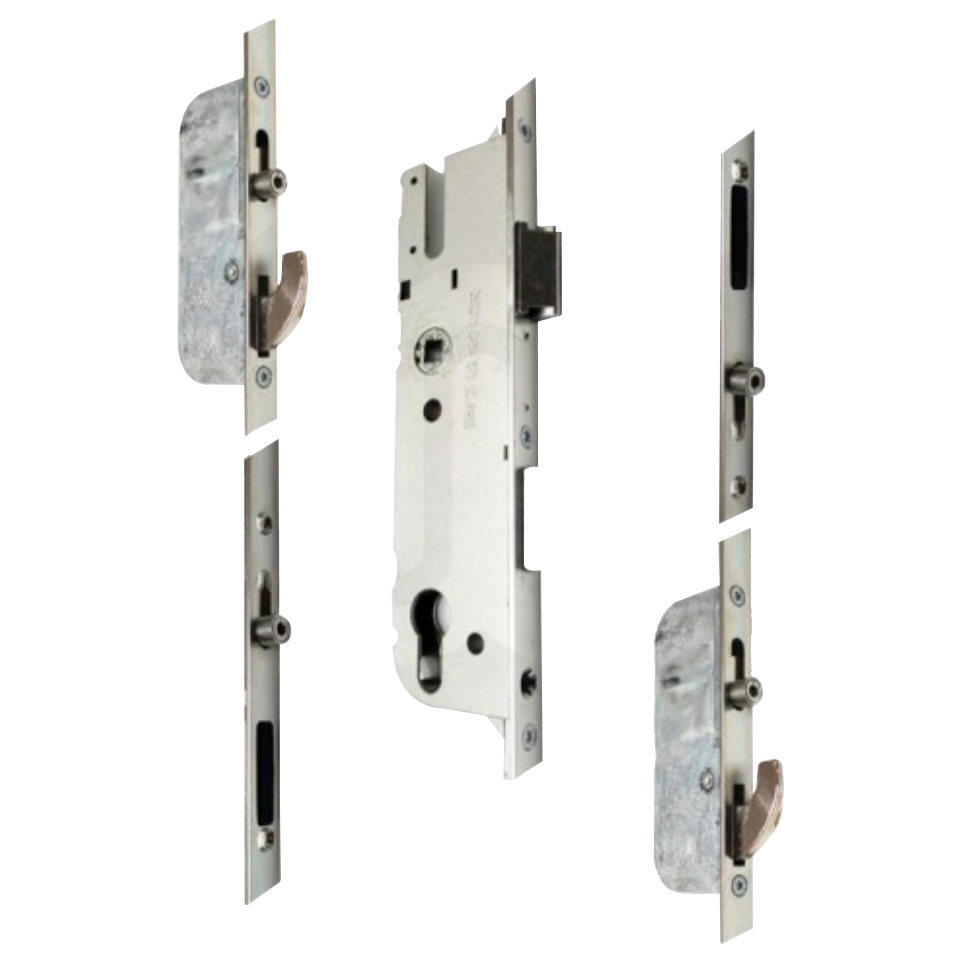 GU Vantage Single Spindle Latch & Deadbolt 2 Hook 4 Roller - 35/92