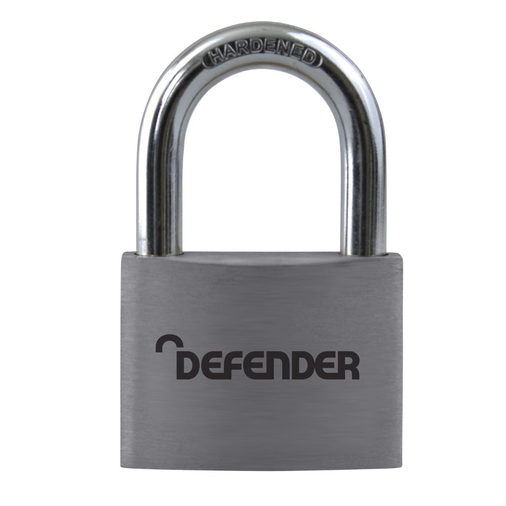 DEFENDER Aluminium Open Shackle Padlock - 40mm KD