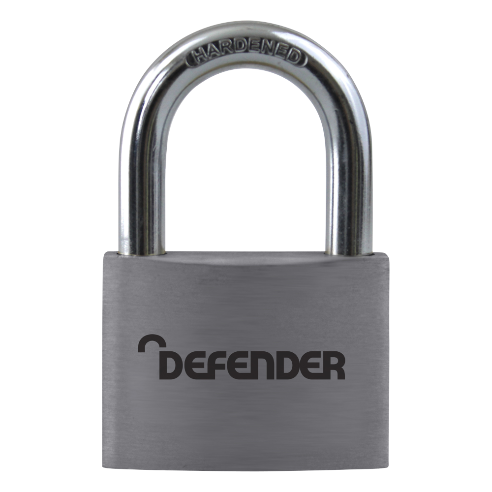 DEFENDER Aluminium Open Shackle Padlock - 50mm KD