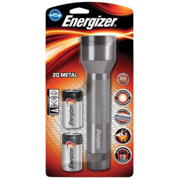 ENERGIZER LED Value Metal 2D Torch - Metal