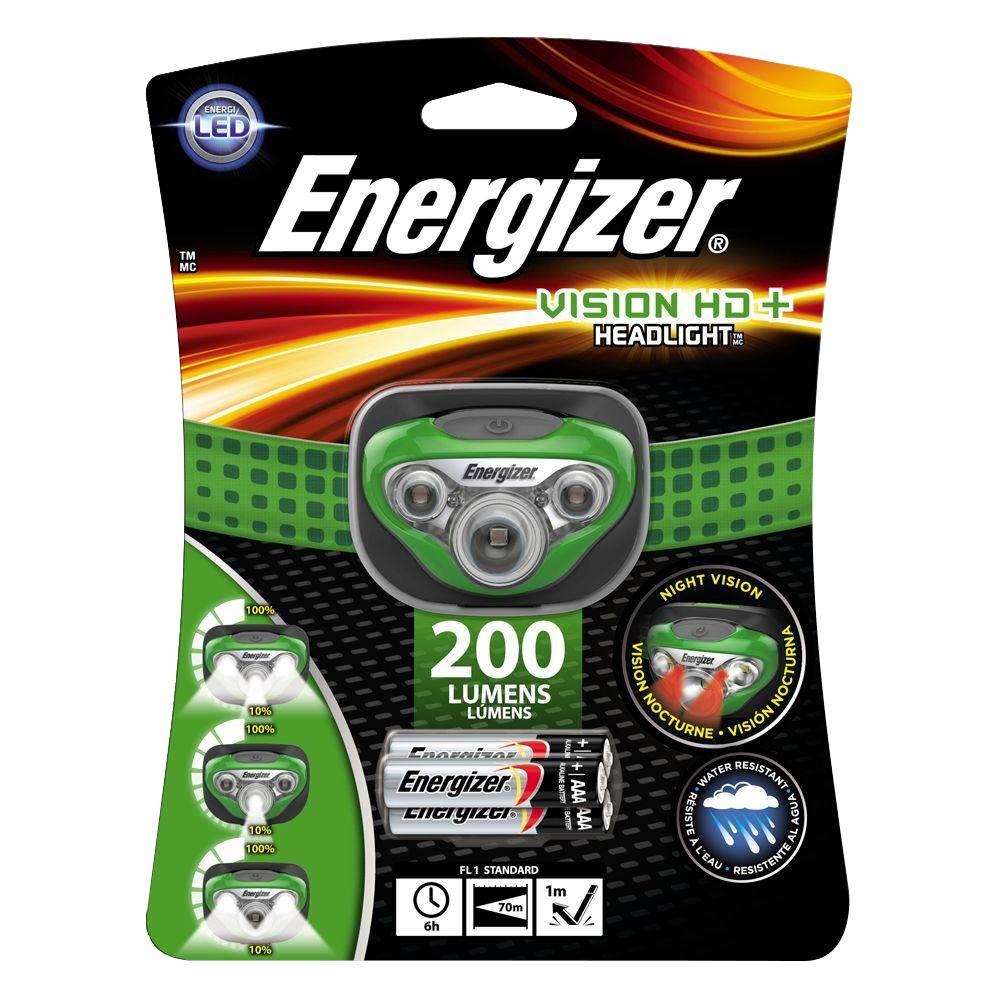 ENERGIZER Vision HD Headlight 200 Lumens - 200 Lumens