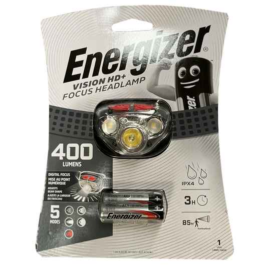 ENERGIZER Vision HD+ Focus Headlight 400 Lumens - Batteries Included