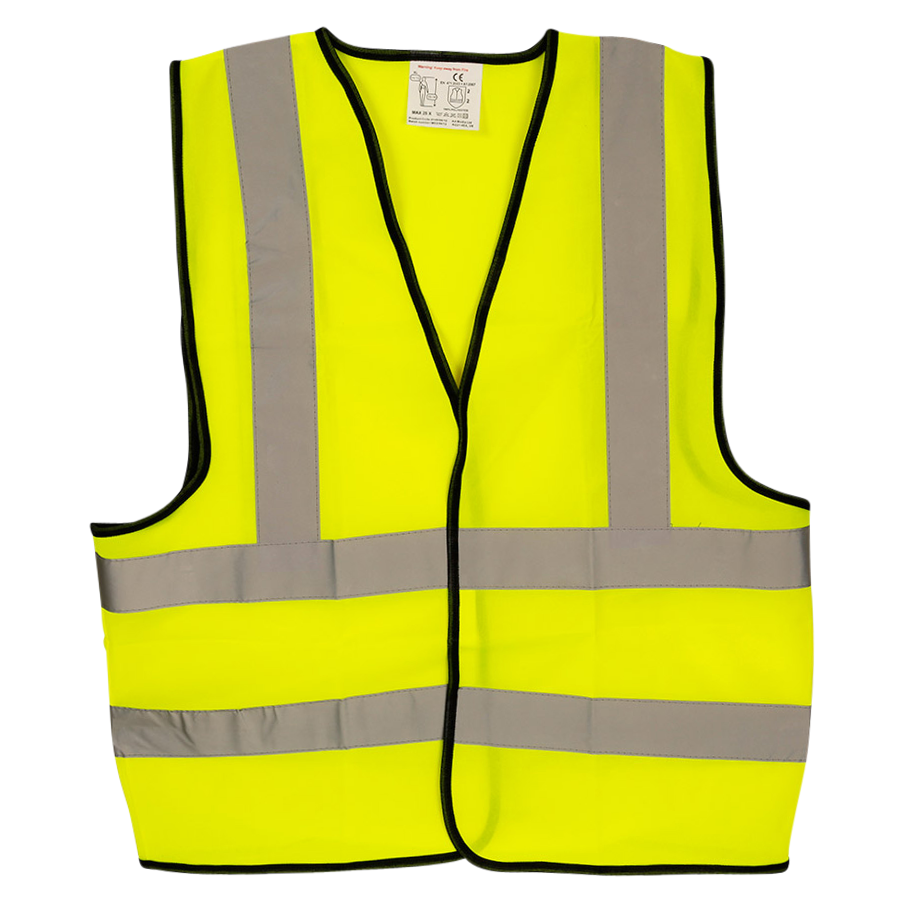 WARRIOR Hi Vis Yellow Safety Vest - XL