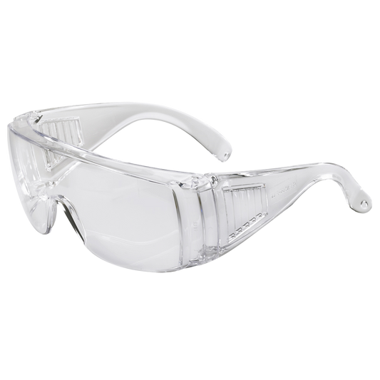 ALDRIDGE General Purpose Cover Safety Glasses - Polycarbonate Anti-Static Lens