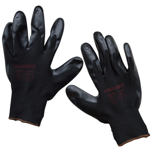WARRIOR Dipped PVC Gloves - Large