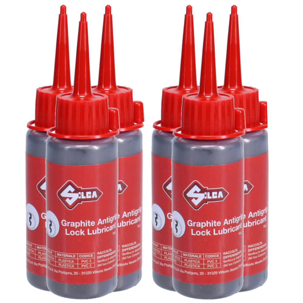 SILCA AntiGrip Graphite Lubricant - Pack of 6