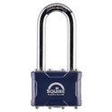 SQUIRE Stronglock 30 Series Laminated Long Shackle Padlock - 39/2.5 KD (64mm Long Shackle) Visi