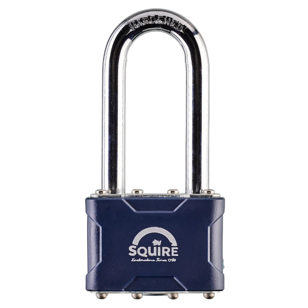 SQUIRE Stronglock 30 Series Laminated Long Shackle Padlock - 39/2.5 KD (64mm Long Shackle) Visi