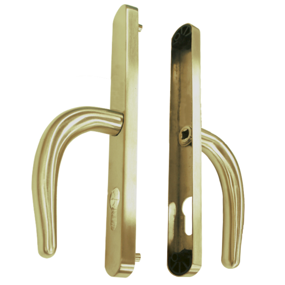 FULLEX Nanocoast Plate Mounted Lever Handle Furniture - Gold