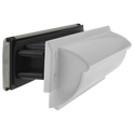 TROJAN TS008 Unicorn Letter Plate - Stainless Steel & White