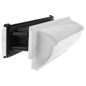 TROJAN TS008 Unicorn Letter Plate - White & White