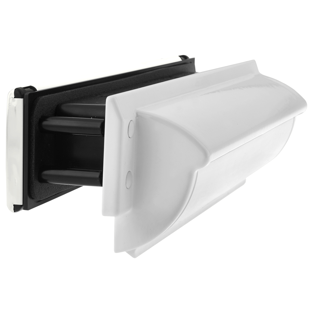 TROJAN TS008 Unicorn Letter Plate - White & White