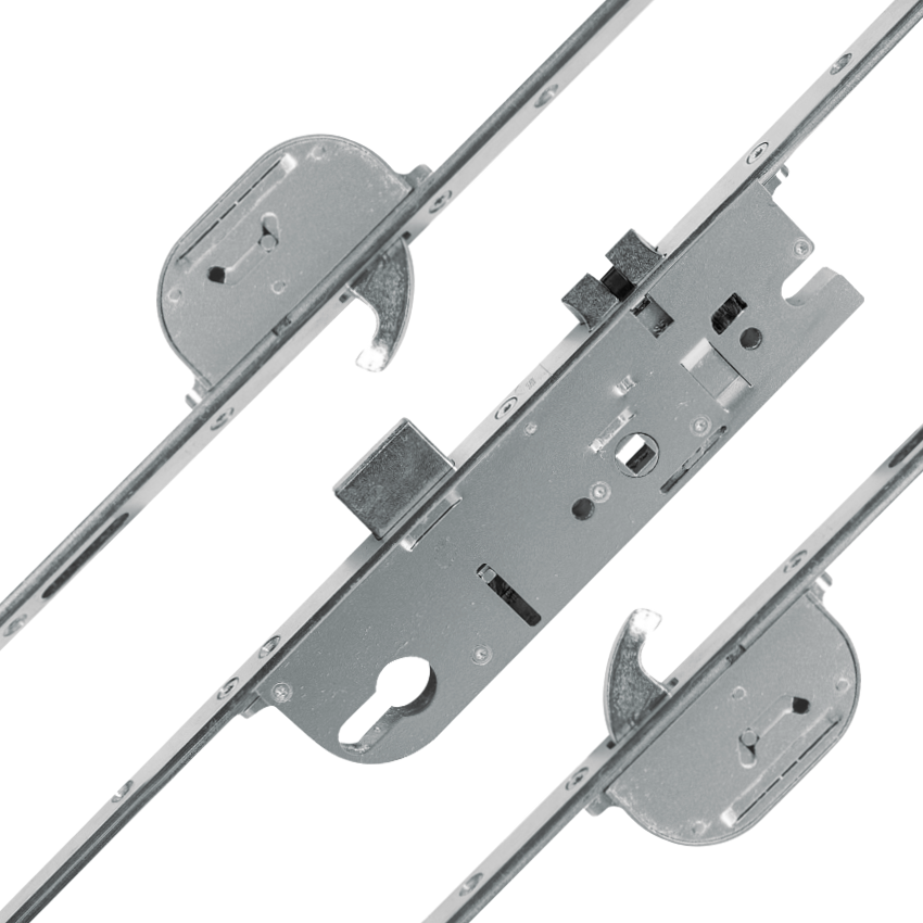 MACO Lever Operated Latch & Deadbolt Split Spindle - 2 Hook - 45/92
