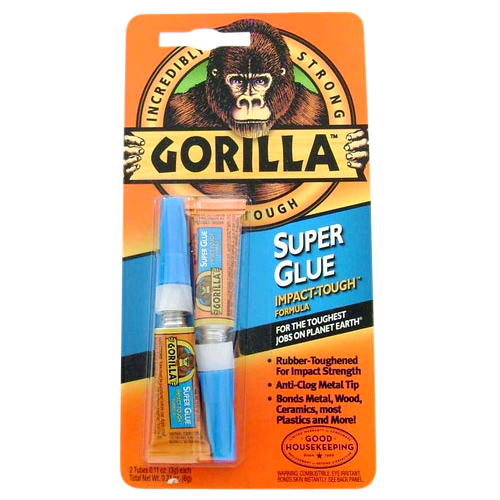 GORILLA Superglue - 2 x 3g Tubes