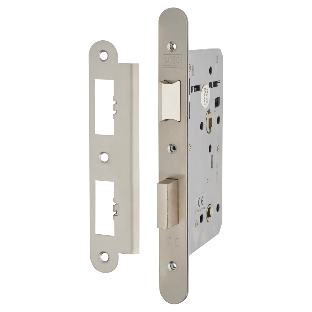 UNION 60mm HD72 DIN Standard Bathroom Lock - Radius