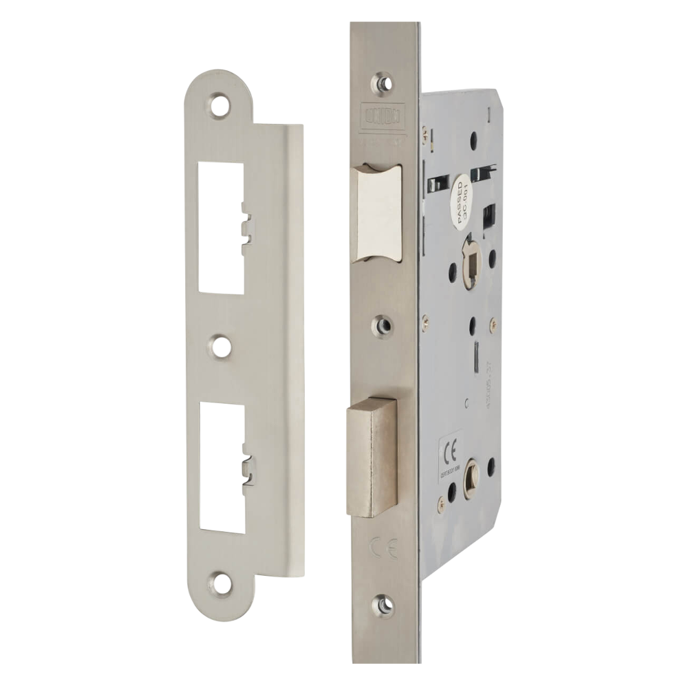 UNION 60mm HD72 DIN Standard Bathroom Lock - Square