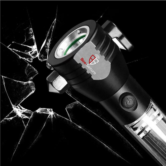 BEE-SECURE Solar Emergency LED Flashlight - BS005