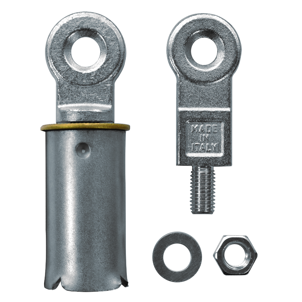 ILS Roller Shutter Door Ground Locking Unit - To Suit 93mm Padlock (Padlock Sold Separately)