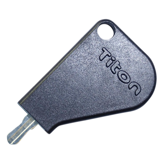 TITON Key To Suit Titon Select Standard Espag Handles With Black Plastic Head - Black Plastic Head