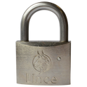 LINCE Nautic Brass Body Corrosion Resistant Open Shackle Padlock - 55mm