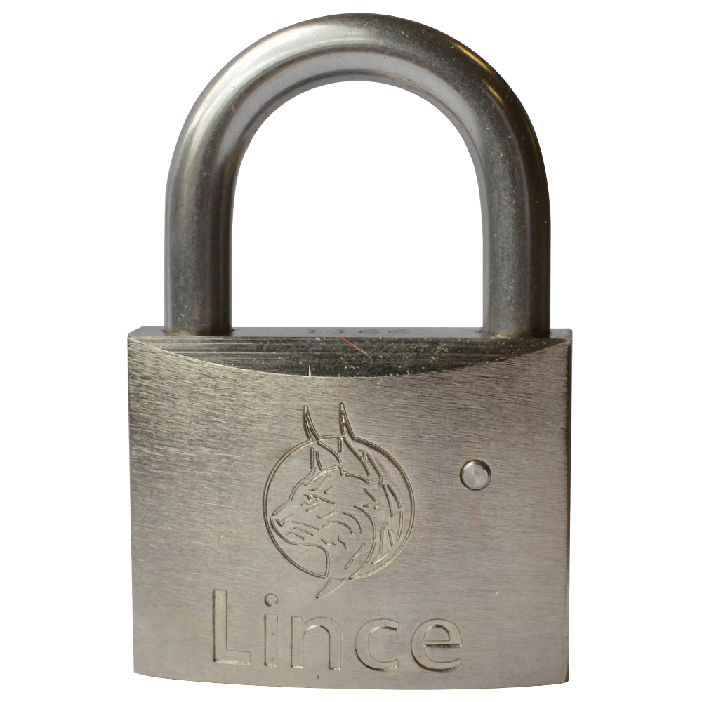 LINCE Nautic Brass Body Corrosion Resistant Open Shackle Padlock - 55mm