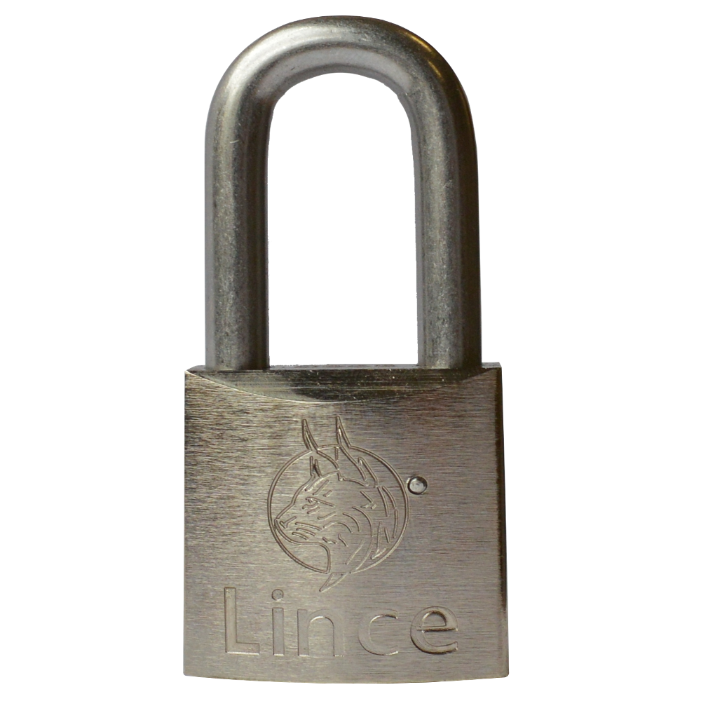 LINCE Nautic Brass Body Corrosion Resistant Long Shackle Padlock - 35mm