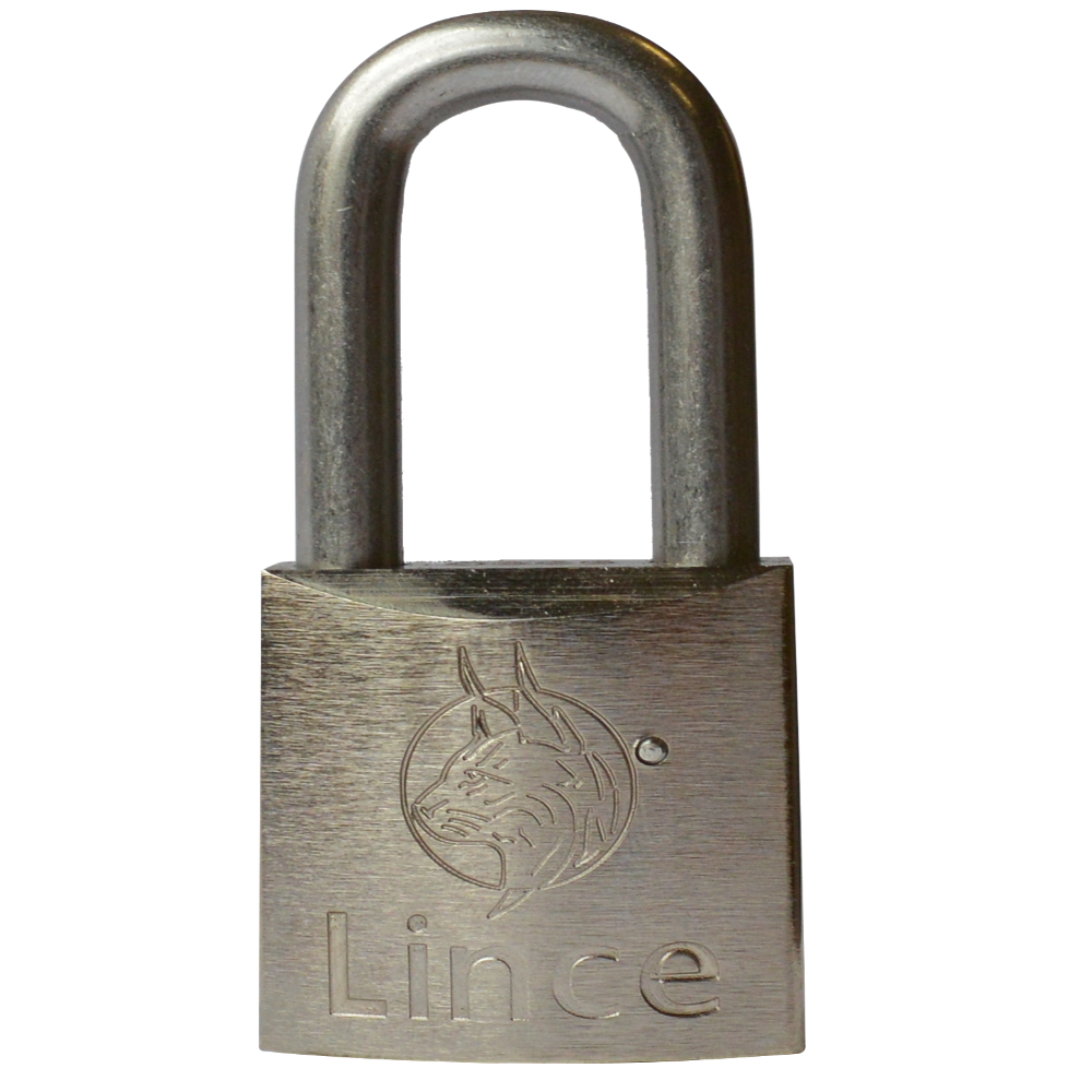 LINCE Nautic Brass Body Corrosion Resistant Long Shackle Padlock - 45mm