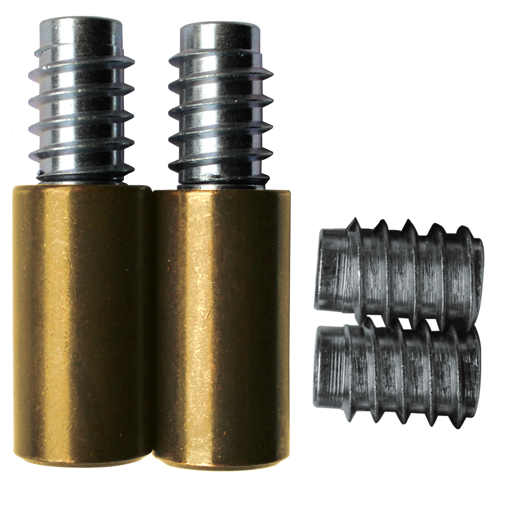 BRAMAH R1 ROLA Sash Window Stop - 31mm PB R1/22B 2 Locks & 4 Inserts