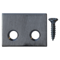 BRAMAH ROLA Sash Window Stop Plate - Pack of 10 - NP 10 Plates & 20 Screws