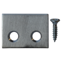 BRAMAH ROLA Sash Window Stop Plate - Pack of 10 - SC 10 Plates & 20 Screws