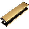 Trojan 38mm - 78mm Letter Plate - Brushed Gold & Black