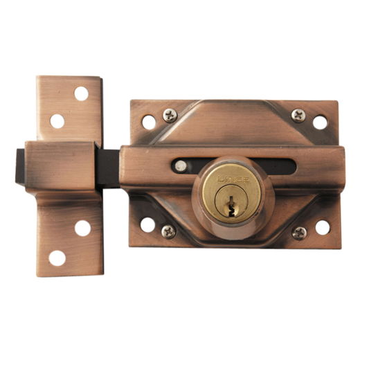 LINCE Rim Deadlock 3932 Keyed Both Sides - Chrome Plated - Keyed Both Sides