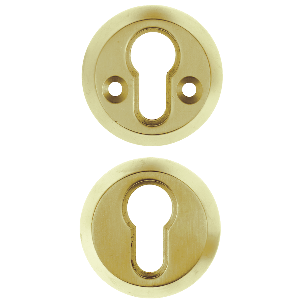 ERA High Security Cylinder Escutcheon - PB