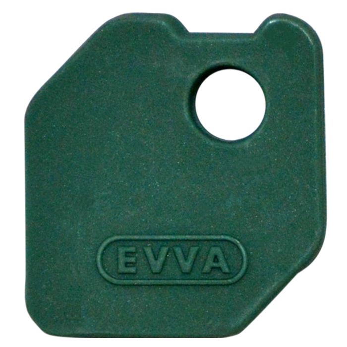 EVVA EPS Coloured Key Caps  - Dark Green 0043522507