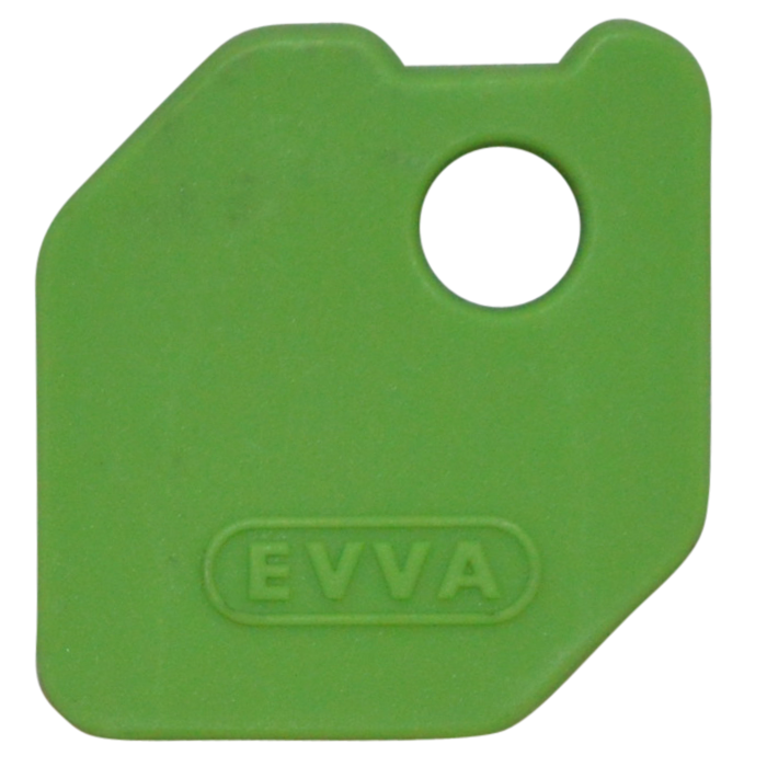 EVVA EPS Coloured Key Caps  - Light Green 0043522515