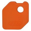 EVVA EPS Coloured Key Caps  - Orange 0043522566