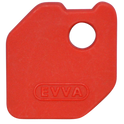 EVVA EPS Coloured Key Caps  - Red 0043522574