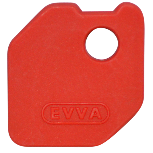 EVVA EPS Coloured Key Caps  - Red 0043522574