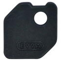 EVVA EPS Coloured Key Caps  - Black 0043522582