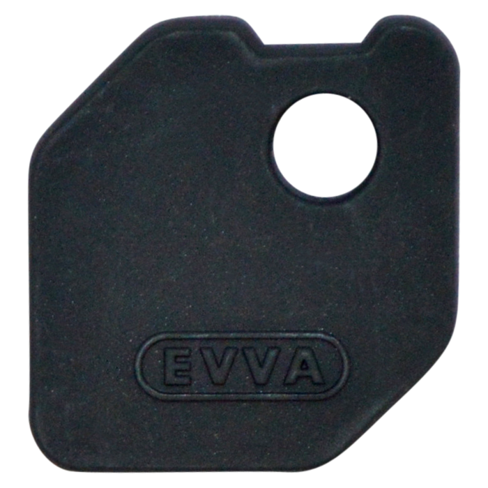 EVVA EPS Coloured Key Caps  - Black 0043522582