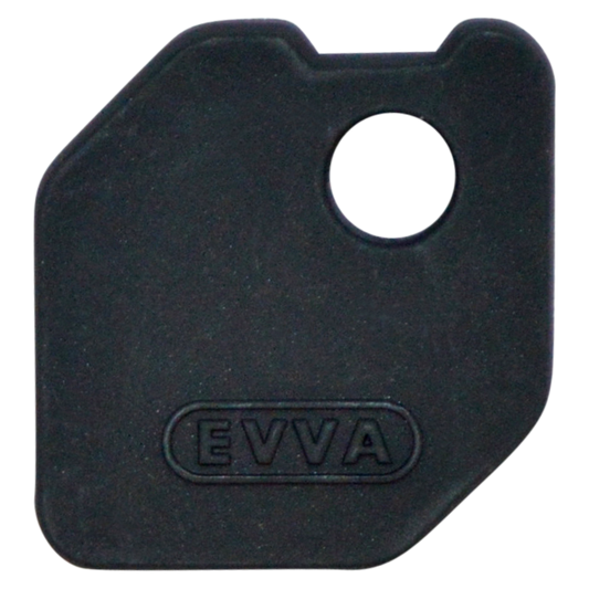 EVVA EPS Coloured Key Caps  - Black 0043522582