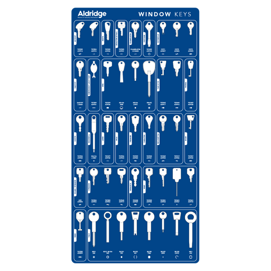 ALDRIDGE Keyboards -Fully Stocked Window Board - Fully Stocked With Keys