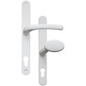 FAB & FIX Blenheim Offset Lever / Pad 92/62PZ - White