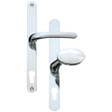 FAB & FIX Blenheim Offset Lever / Pad 92/62PZ - Polished Chrome