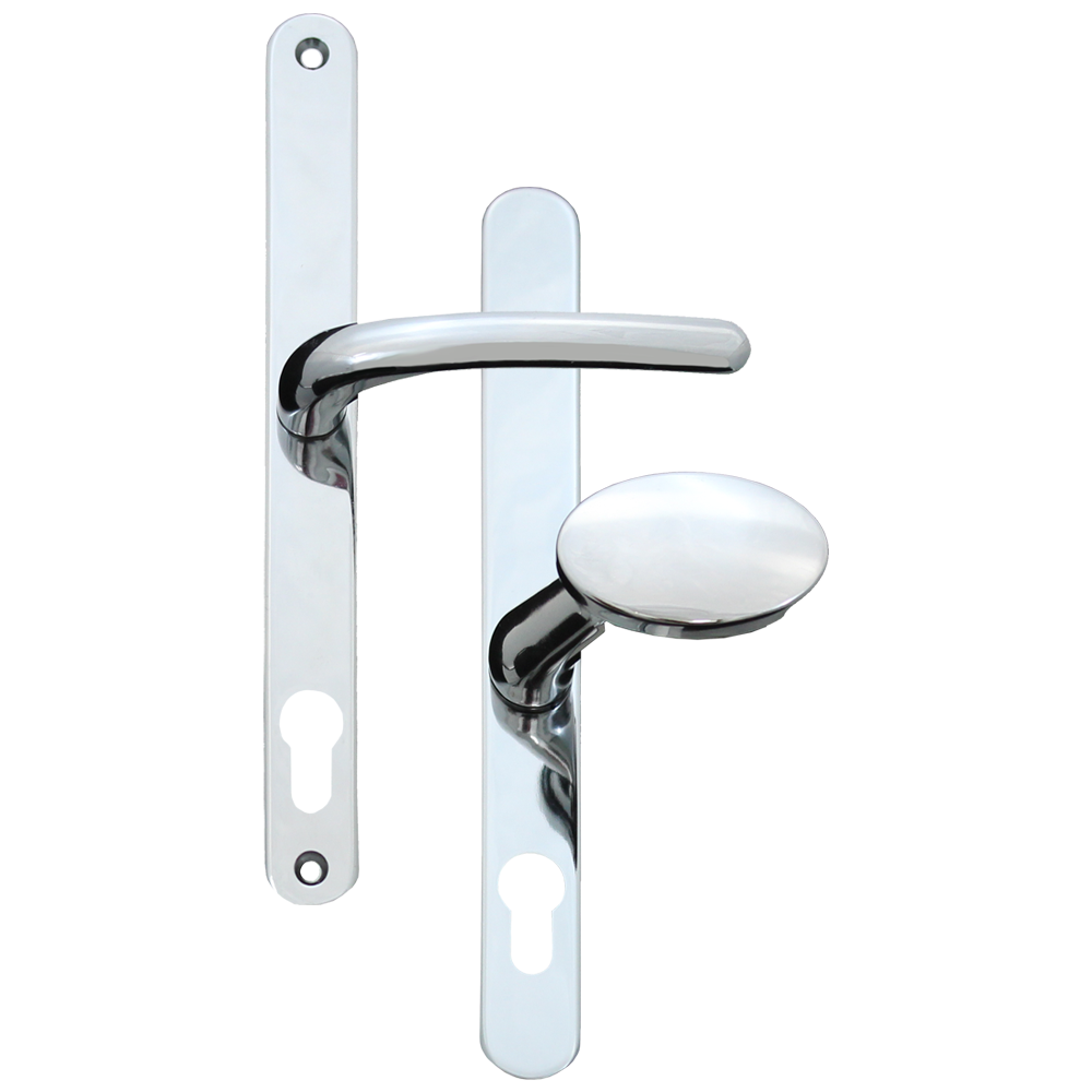 FAB & FIX Blenheim Offset Lever / Pad 92/62PZ - Polished Chrome